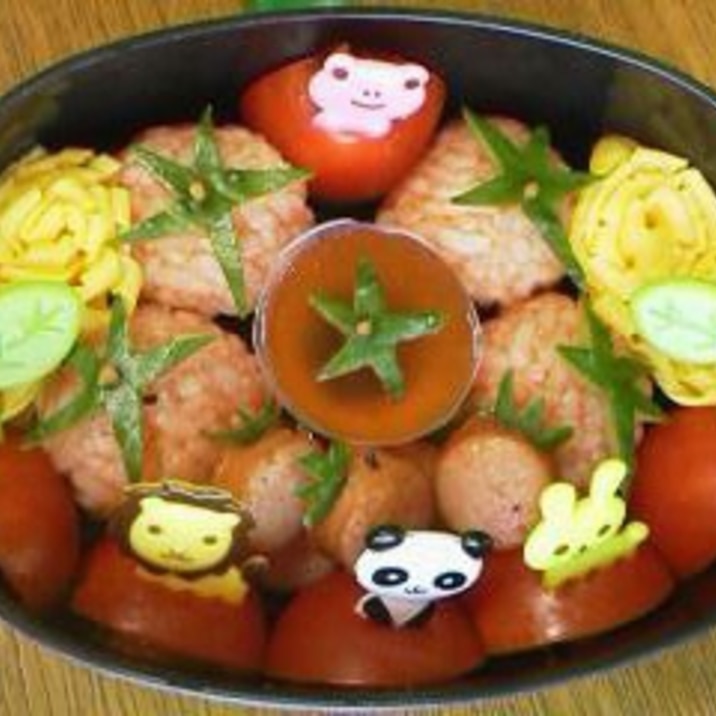 トマトおにぎり★かわいいお弁当